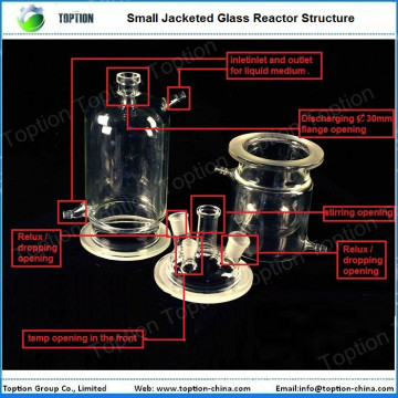 Reactor de vidrio de doble capa 150L